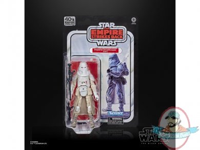 Star Wars Black ESB 40Th Anniversary Snowtrooper Figure Hasbro 