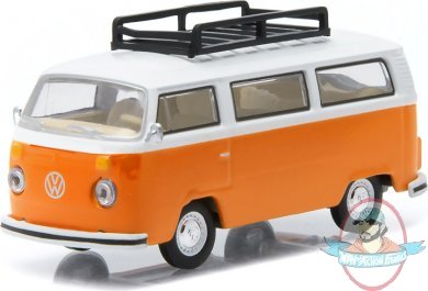 1:64 Club V-Dub Series 2 1974 VW Type 2 with Roof Rack Greenlight