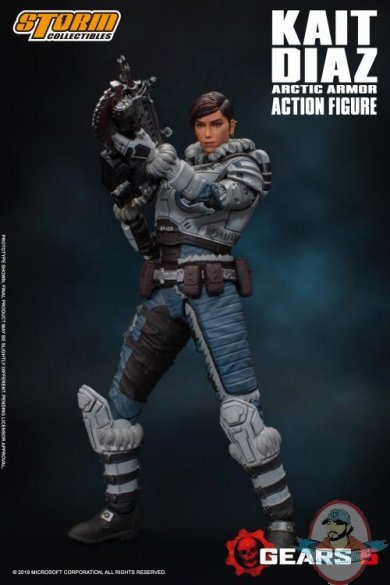 1/12 Scale Gears of War Kait Diaz Figure Storm Collectibles STM87108	