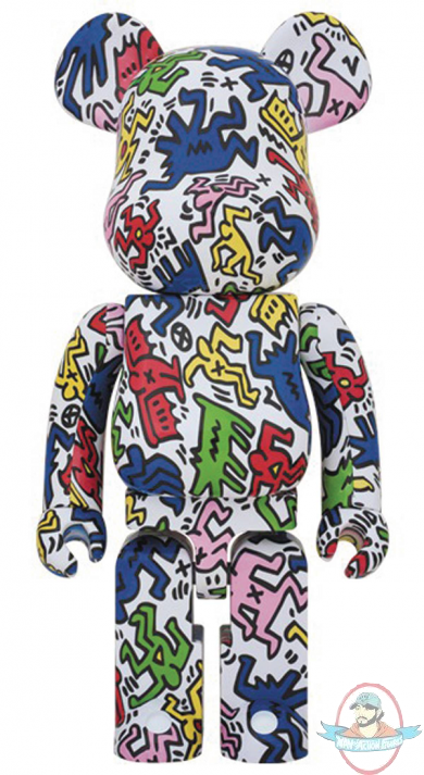 Keith Haring Design 1000% Bearbrick by Medicom