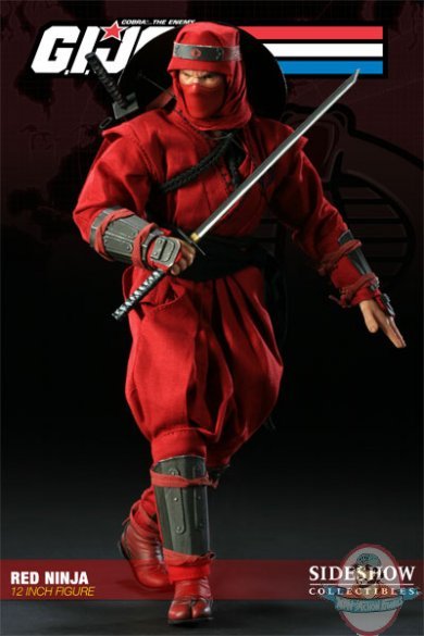 G.I. Joe Red Ninja 12 Inch Figure Exclusive by Sideshow (Used)