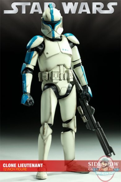 SDCC 10 Star Wars Militaries Clone Lieutenant 12" Figure Sideshow 