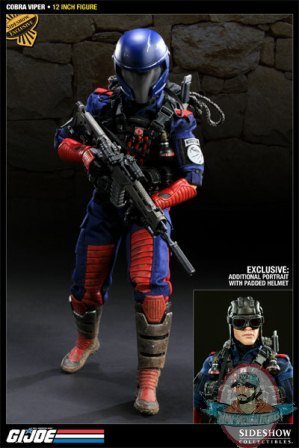 1/6 Scale GI Joe Cobra Viper Exclusive Figure by Sideshow Used JC