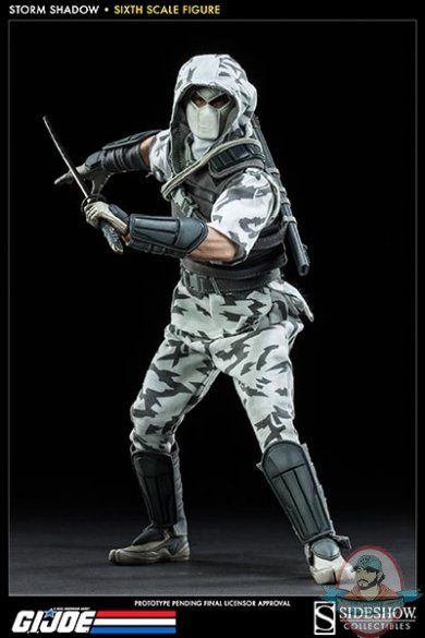1/6 Sixth Scale G.I Joe Storm Shadow Assassin Figure Sideshow Used JC