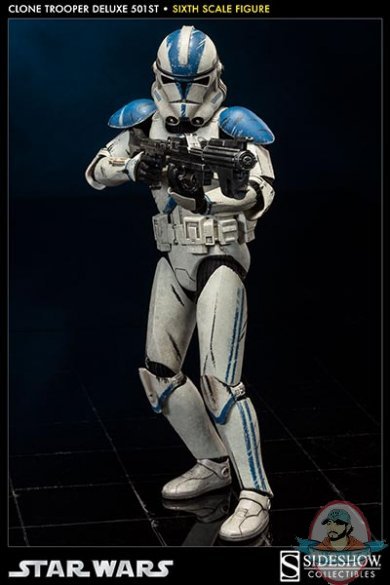 1/6 Sixth Scale Star Wars Clone Trooper Deluxe 501st Sideshow 