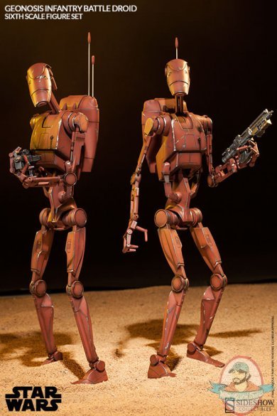 1/6 Scale Star Wars Geonosis Infantry Battle Droids Sideshow 