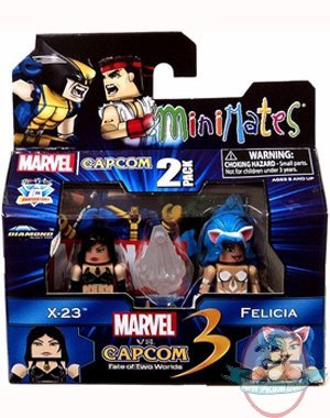 Marvel MiniMates Series 3 X-23 vs Felicia Action Figure 2-Pack 