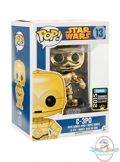 SDCC 2015 Star Wars POP! C-3PO Vinyl Figure Funko 