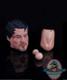  12 Inch 1/6 Scale Head Sculpt Sylvester Stallone HP-0005 by HeadPlay 