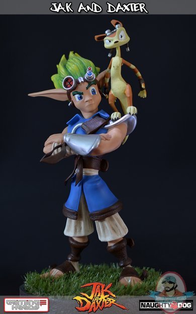 1/6 Scale Gaming Heads Jak and Daxter The Precursor Legacy Statue