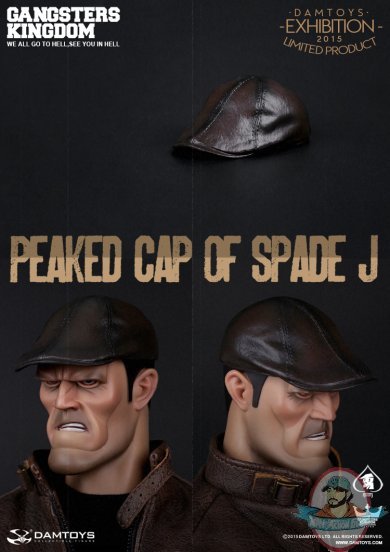 DAM 1:6 Gangsters Kingdom Series Peaked Cap of Spade J DAM-JHAT