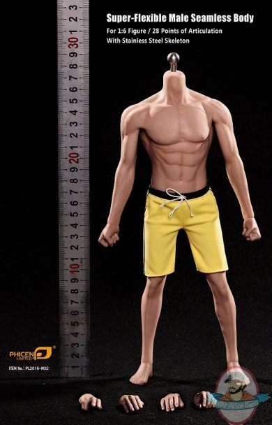 Phicen Limited 1:6 Super Flexible Asia Male Seamless Body PL-2016-M32