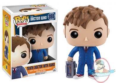 Pop Television! Doctor Who 10Th Doctor with Hand #355 Figure Funko