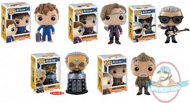 Pop Television! Doctor Who Set of 5 Vinyl Figures by Funko