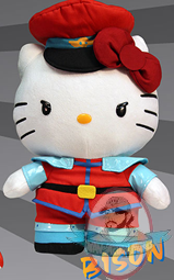 Street Fighter x Sanrio Hello Kitty M. Bison 10 Inch Plush Figure