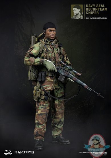 1/6 Scale Navy Seal Reconteam Sniper Dam Toys 93014