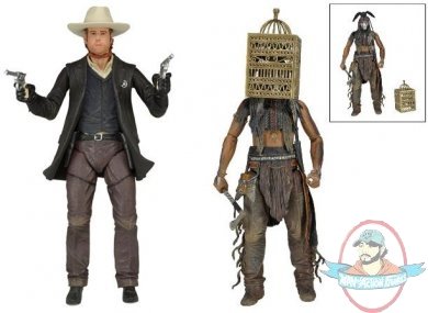 Disney The Lone Ranger Series 2 7 Inch Set of 2 Action Figure by Neca
