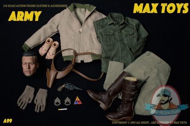 1/6 Scale MAX TOYS ARMY Action Figure Clothes & Accessories A99