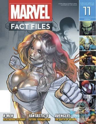 Marvel Fact Files # 11 Emma Frost Cover Eaglemoss