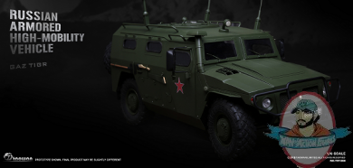 Tao Wan 1:6 Full Metal Russian Armored High-Mobility Vehicle TW-1206
