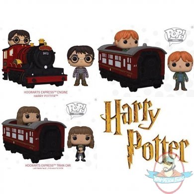 Pop! Rides Harry Potter Hogwarts Express  Set of 3 Funko