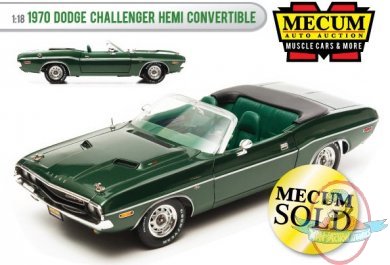 GreenLight 1:18 1970 Dodge Hemi Challenger R/T Convertible GreenLight 1:18 1970 Dodge Hemi Challenger R/T Convertible