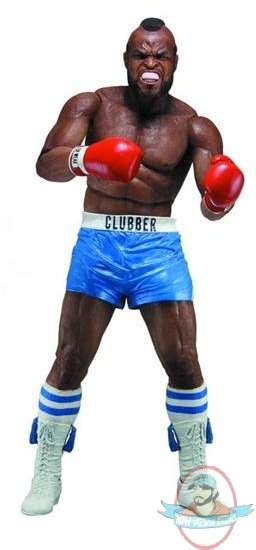  Rocky 7 Inch Series 3 Action Figure Clubber Lang Blue Trunks by Neca