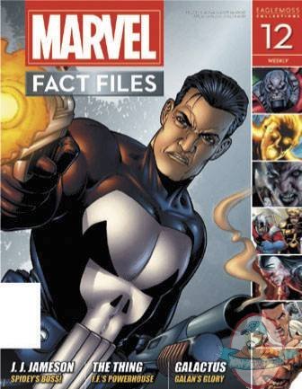 Marvel Fact Files # 12 Punisher Cover Eaglemoss