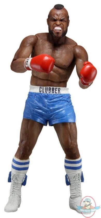 Rocky 40th Anniversary Clubber Lang Blue Trunks Action Figures by Neca