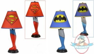 DC Comics Batman & Superman Set of 20 inch Leg Lamps by NECA