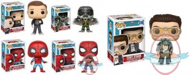 Pop! Movies: Spider-Man Homecoming Set of 5 Vinyl Figures Funko