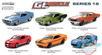 1:64 GL Muscle Series 18 Set of 6 by Greenlight