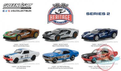 1:64 Ford Racing Heritage Series 2 Set of 6 by Greenlight