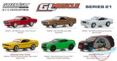 1:64 GreenLight Muscle Series 21 Set of 6 Vehicles