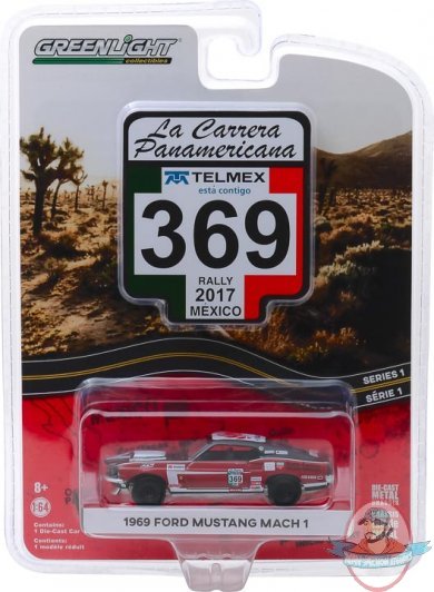  1:64 La Carrera Panamericana Series 1 #369 1969 Ford Mustang Mach 1