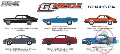 1:64 Greenlight Muscle Series 24 Set of 6 Vehicles 