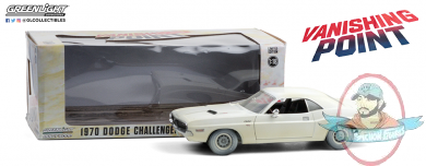 1:18 1970 Dodge Challenger R/T Weathered Vr Vanishing Point Greenlight