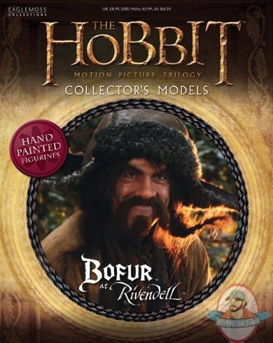 The Hobbit Motion Picture Figurine #13 Bofur at Rivendell Eaglemoss