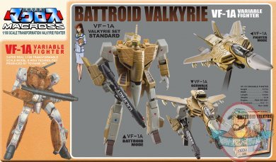 1/100 Macross Saga Retro VF-1A Valkyries Toynami