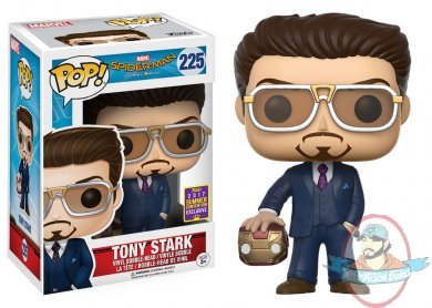 SDCC 2017 Pop! Marvel Spider-Man Homecoming Tony Stark #225 Funko