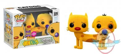 SDCC 2017 Pop Animation! 90s Nickelodeon Catdog Flocked #221 by Funko