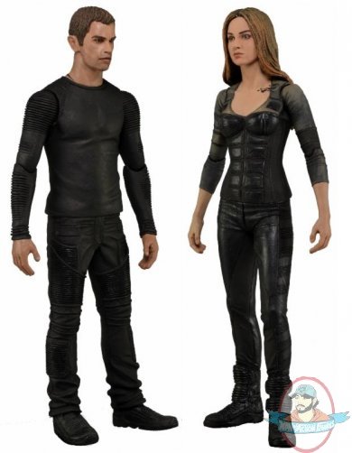 Divergent Movie Tris & Four Set of 2 7 inch Action Figure by Neca
