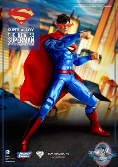 Super Alloy 1/6 Scale Justice League Superman 12 inch Action Figure