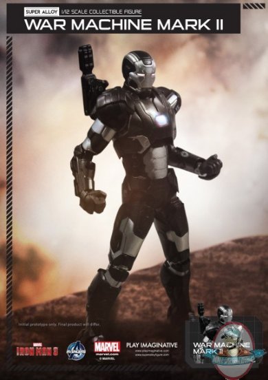 Super Alloy 1/12 Scale Iron Man War Machine Mark 2 by Play Imaginative