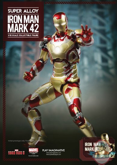Super Alloy 1/12 Scale Iron Man Mark 42 by Play Imaginative