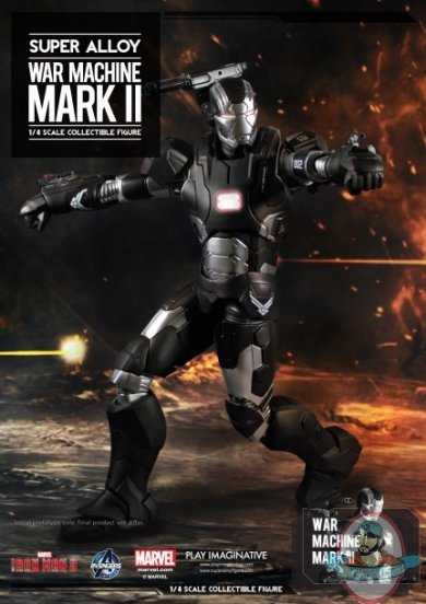 Super Alloy 1/4 Scale Iron Man War Machine Mark 2 by Play Imaginative
