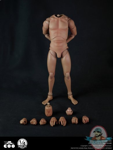COOMODEL 1/4 HD001 Skin color BODY-HD 18 inch