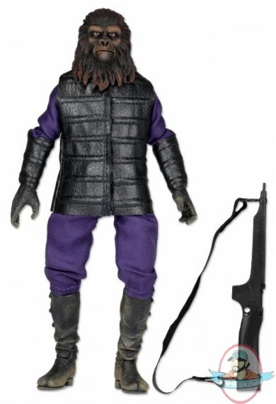 Planet of the Apes Clothed 8" Figure Classic Gorilla Soldier Neca