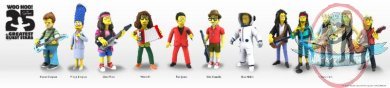 The Simpsons 25th Anniversary 5" Series 4 Guest Stars Set of 12 Neca