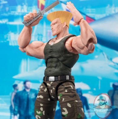 S.H.Figuarts Street Fighter Guile Figure Outfit 2 Version Bandai 